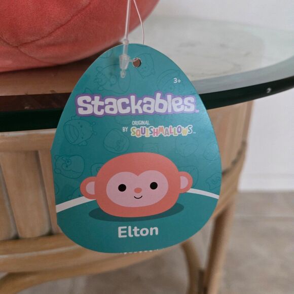 Squishmallow Stackables Elton the Monkey NWT - Picture 2 of 3